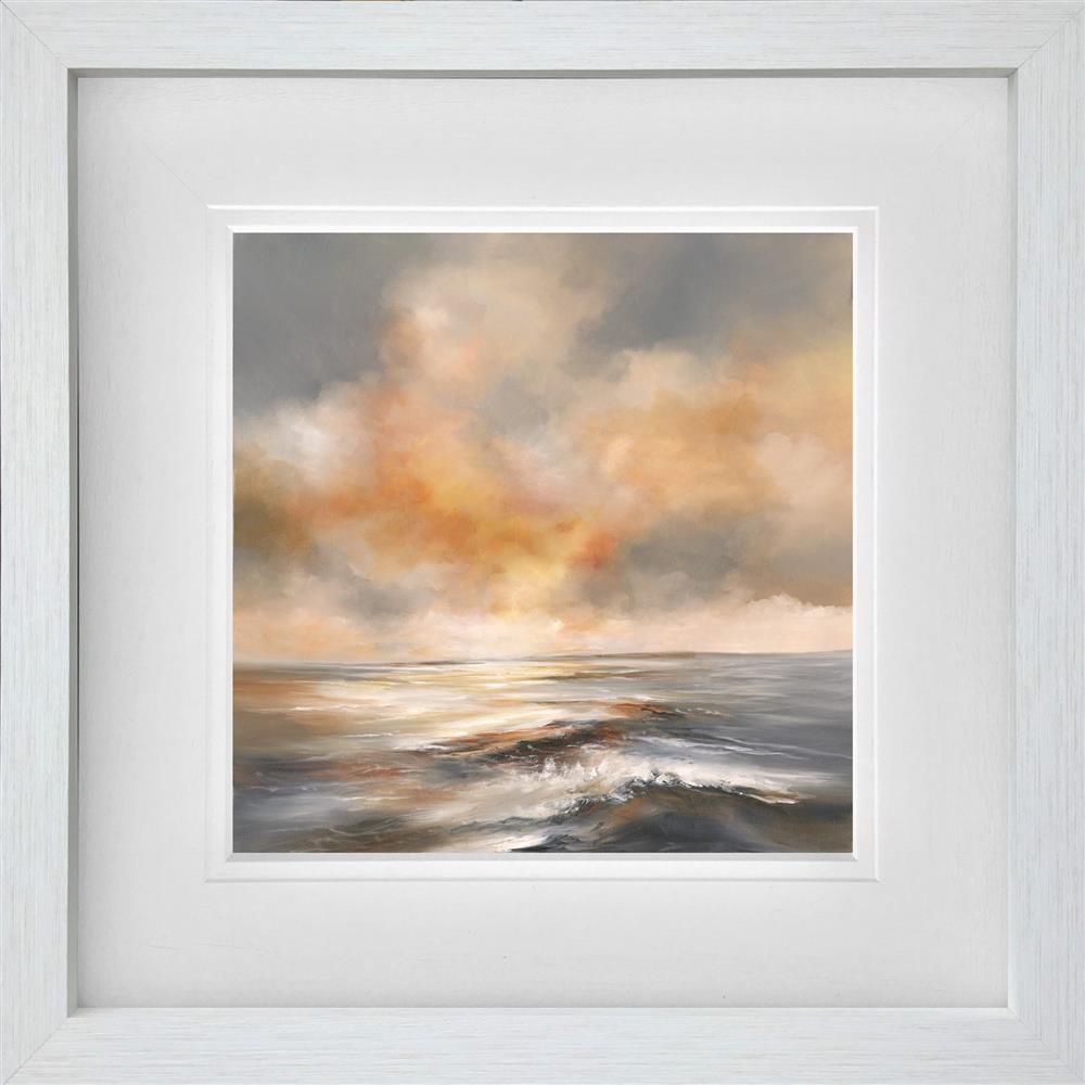 echoes of time miniature framed print by artist alison johnson
