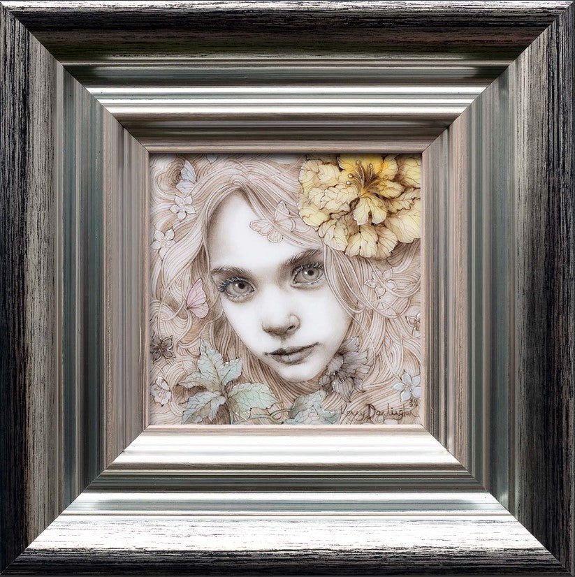 Marguerite framed by artist kerry darlington