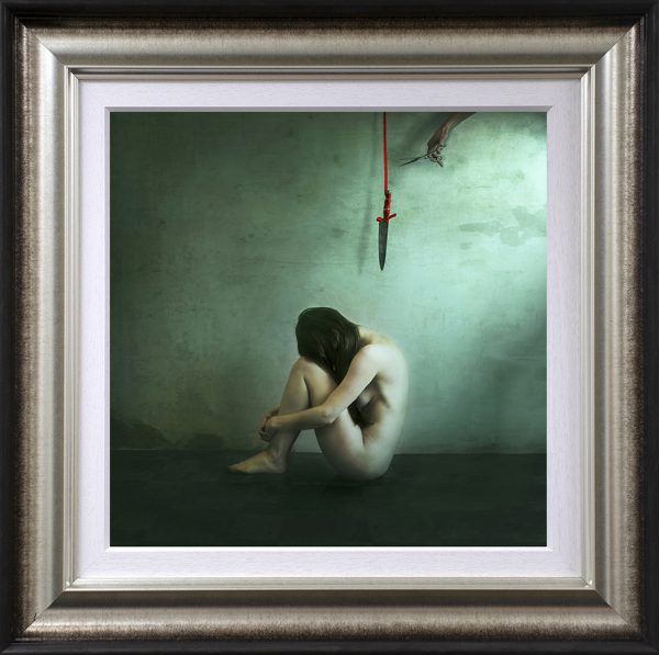 betrayal framed print by artist michelle mackie