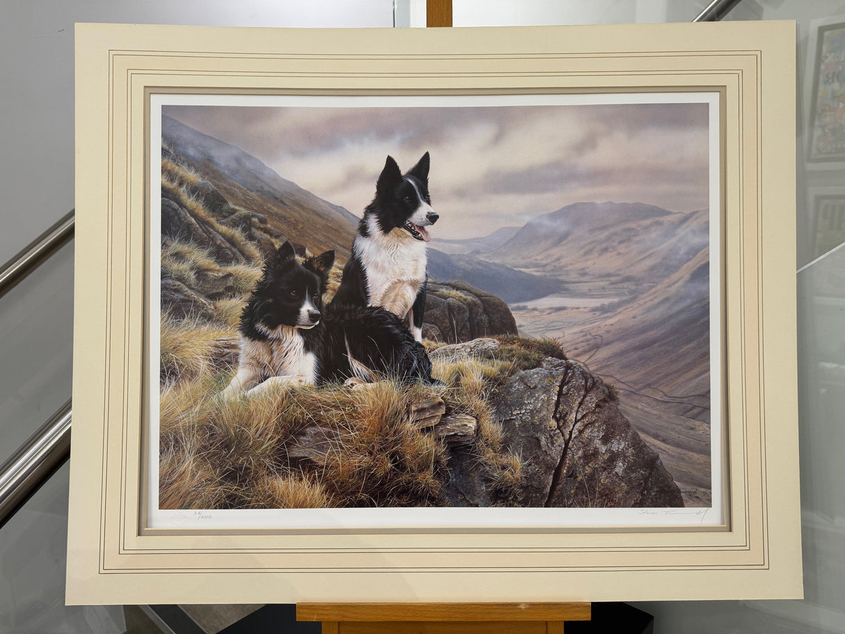 bill and ben mounted print by artist steven townsend