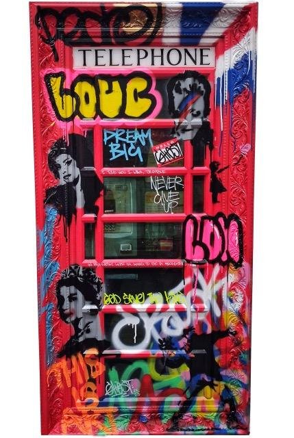 call me framed print by artist ghost