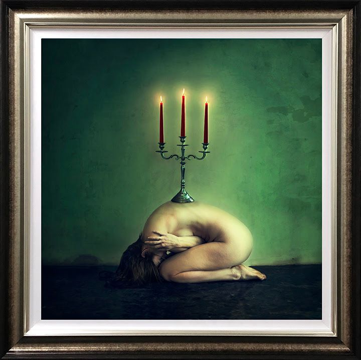 candelis ii deluxe framed print by artist michelle mackie