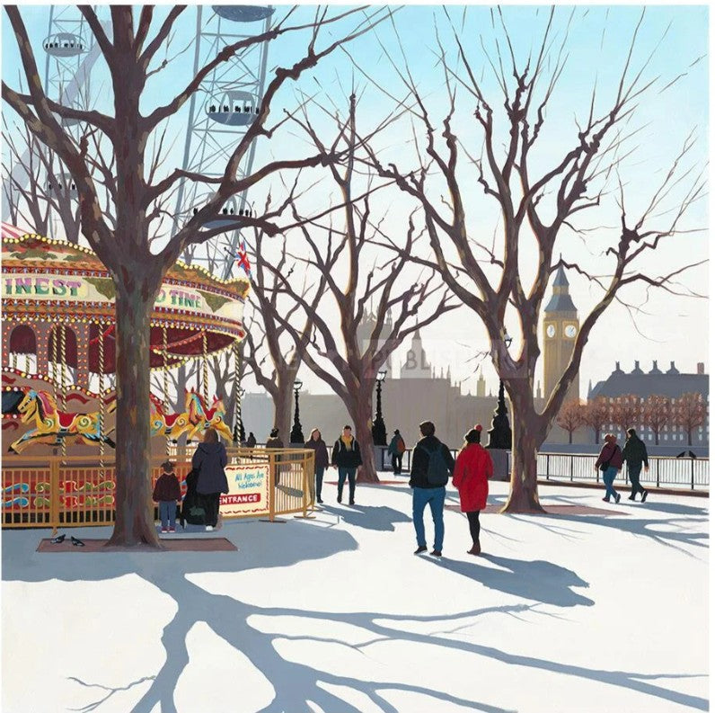 carousel ii mounted print by jo quigley