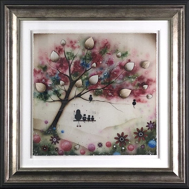 cat woman framed print by artist kealey farmer