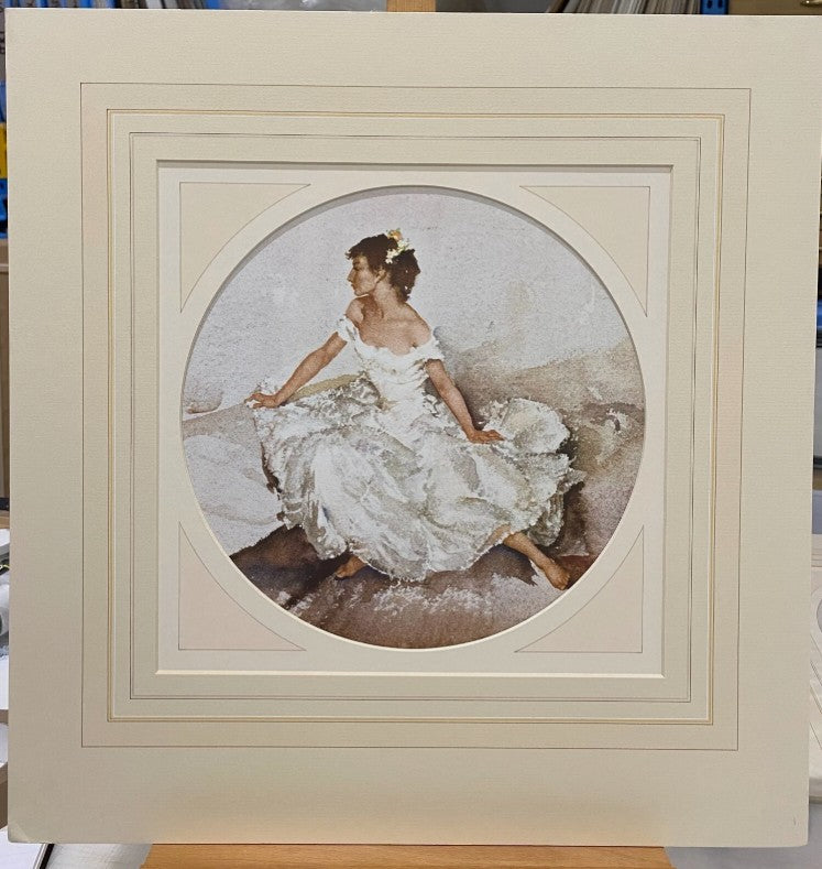 cecilia in april mounted print by artist russell flint