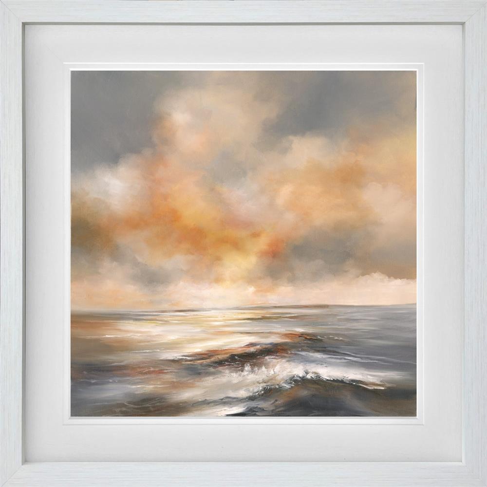 echoes of time framed print by artist alison johnson