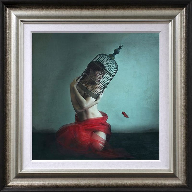 entrapment i framed print by artist michelle mackie