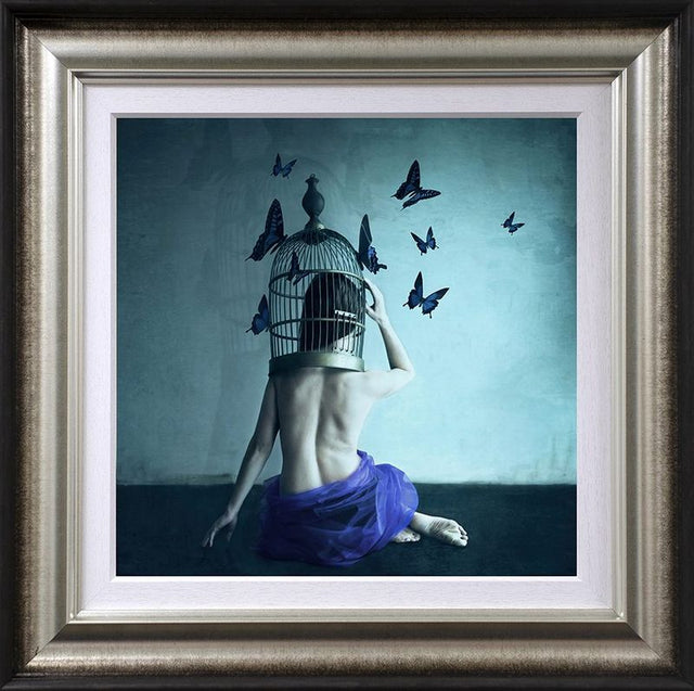 entrapment ii framed print by artist michelle mackie