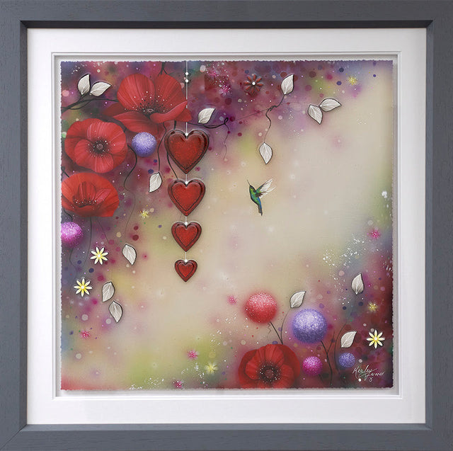 hope flies framed print by artist kealey farmer