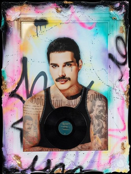 killer queen framed print by artist ghost