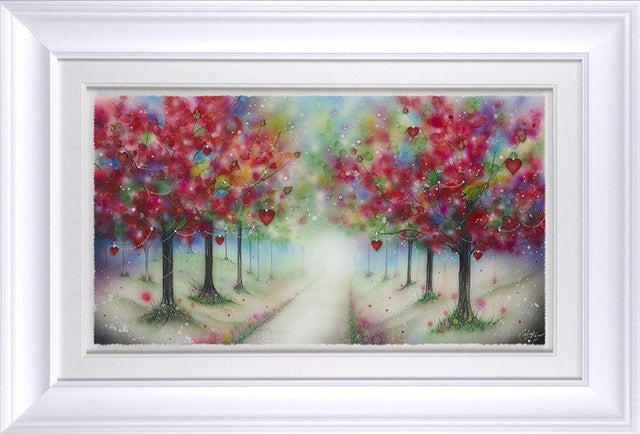 love will lead the way framed print by artist kealey farmer