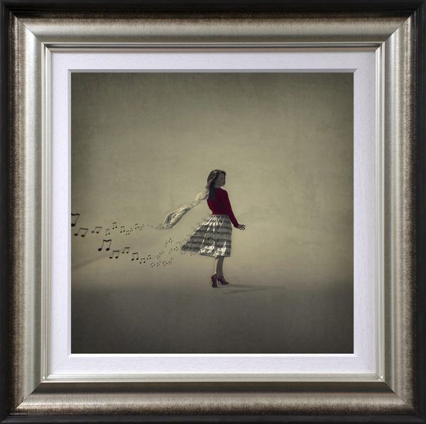 music tells a story of its own framed print by artist michelle mackie