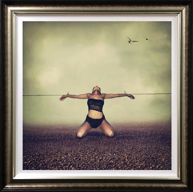 pulled in all directions framed pint by artist michelle mackie