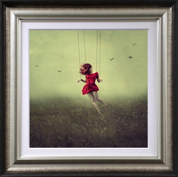 puppet i framed print by artist michelle mackie