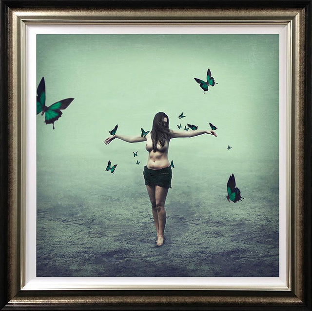 sacrifice deluxe framed print by artist michelle mackie