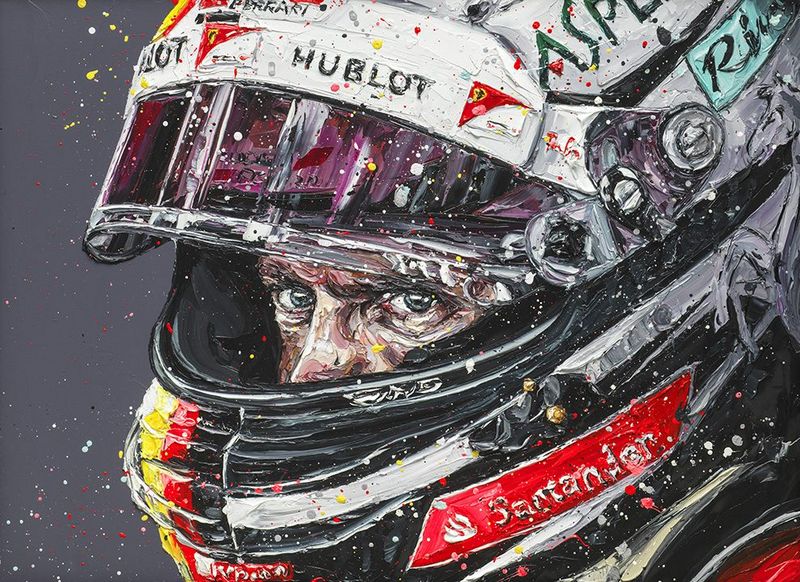 Seb Focused Sebastian Vettel
