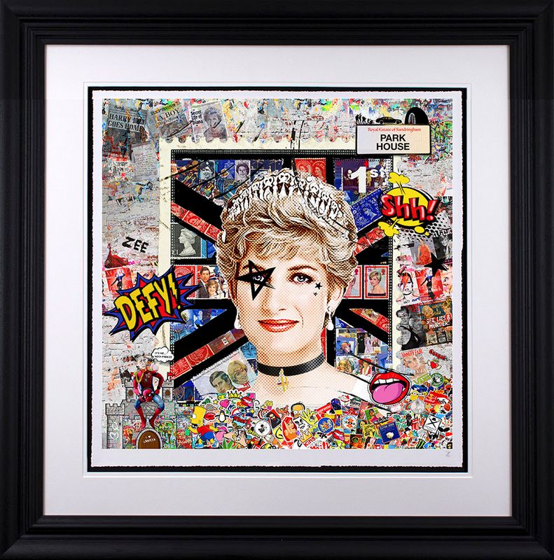 secret llives black framed print by artist zee