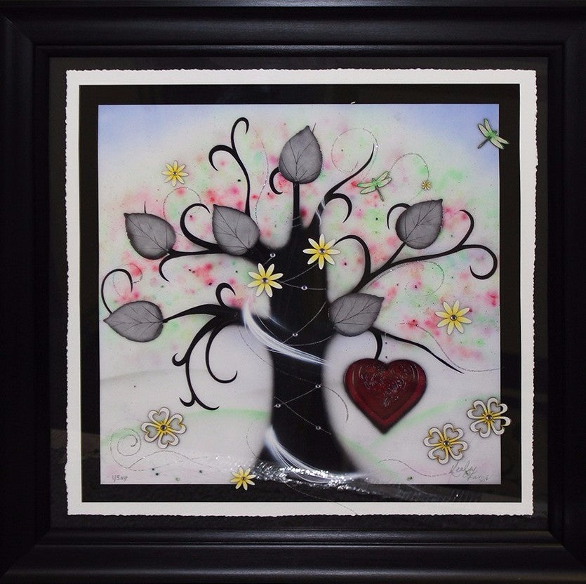 spring love energy framed print by artist kealey farmer