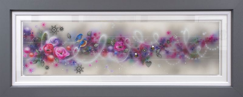 symphony i deluxe framed print by artist kealey farmer