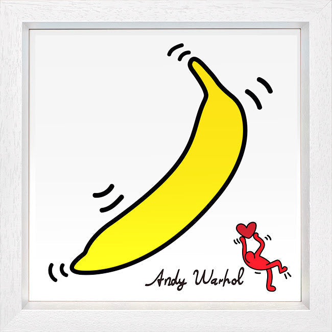 the velvet unerground and nico print framed in white by artist tboy