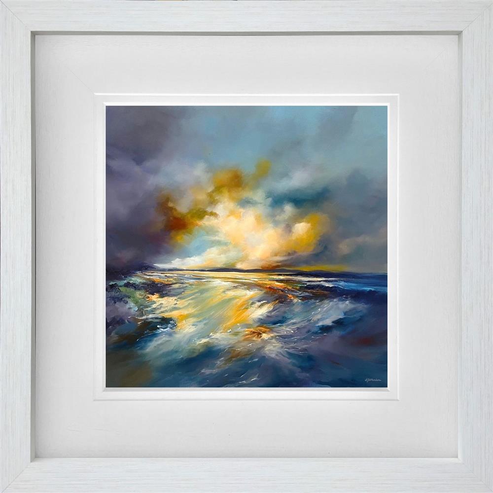 breadking light miniature framed print by artist alison johnson