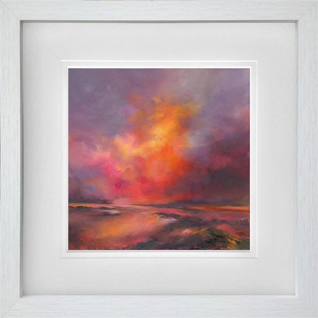 lost in thought miniature framed print by artist alison johnson