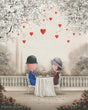afternoon delight unframed board only print by artist michael abrams