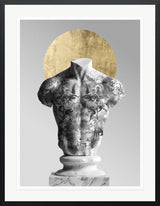 faith in stone framed print by artist chuck