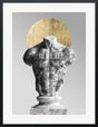 faith in stone framed print by artist chuck
