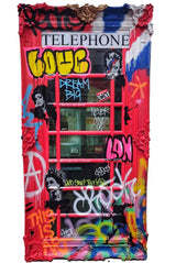 call me deluxe framed print by artist ghost