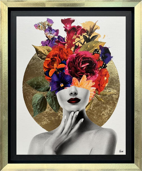 calypso framed miniature print by artist chuck