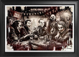 caught jesters framed print by artist ben jeffery