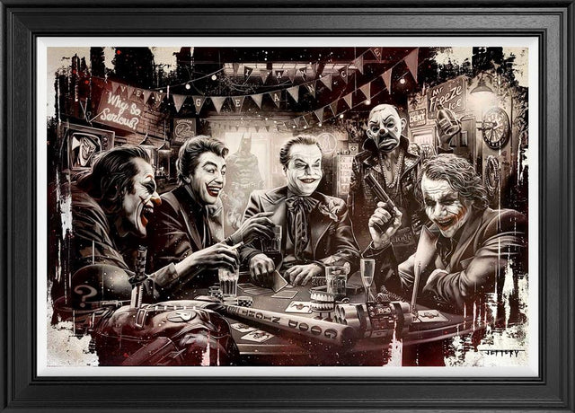 caught jesters framed print by artist ben jeffery