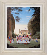 celebrate framed print by artist michael abrams