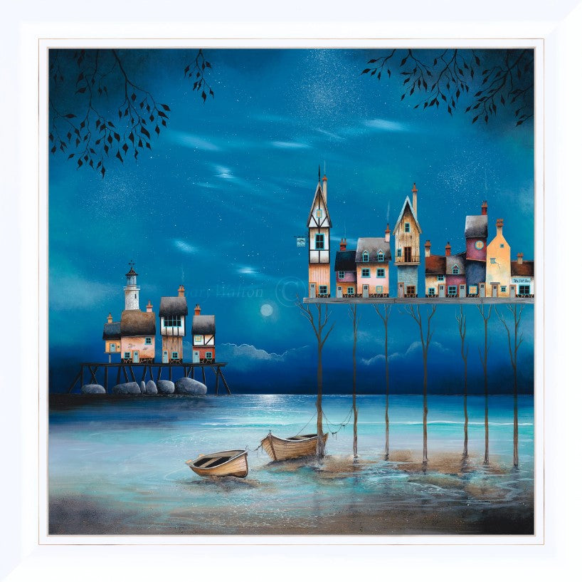 Cuttlefish Pier II Framed print by artist Gary Walton
