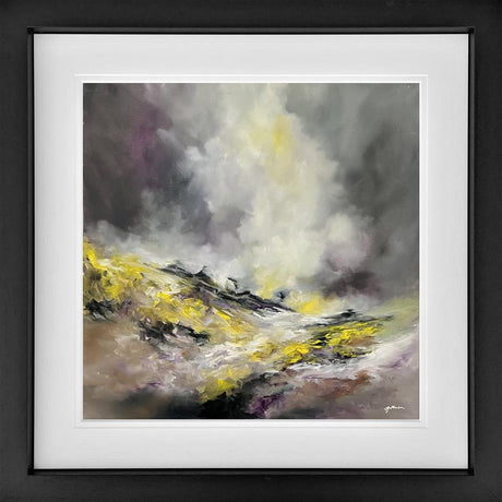earths energy framed print by artist alison johnson