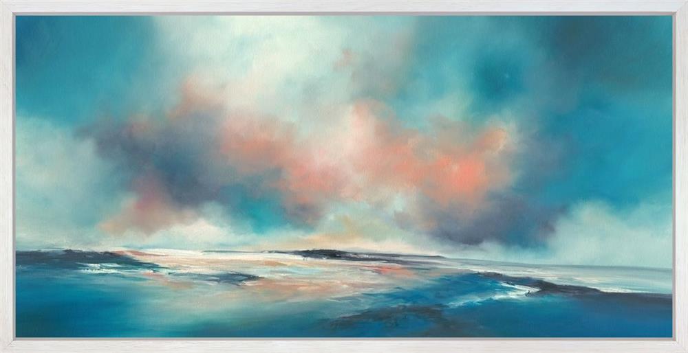 enchanting embrace framed deluxe print by artist alison johnson