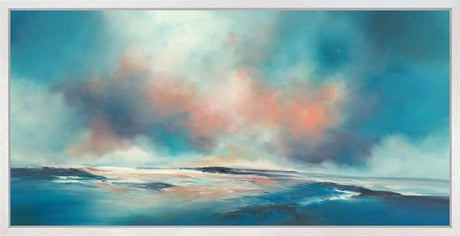 enchanting embrace framed deluxe print by artist alison johnson