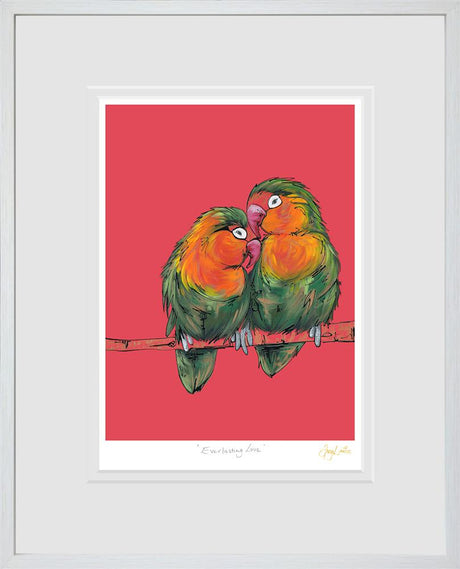 everlasting love framed print by artist amy louise