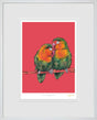 everlasting love framed print by artist amy louise