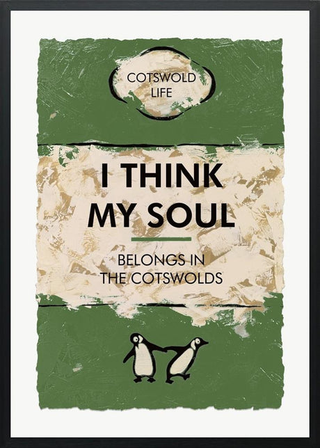 i think my soul deluxe framed print by artist hue folk
