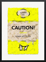 i have no filter framed print by artist hue folk