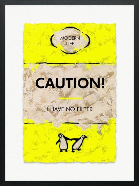 i have no filter framed print by artist hue folk