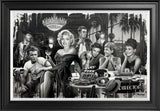 hollywood hall of fame framed print by artist Ben jeffery