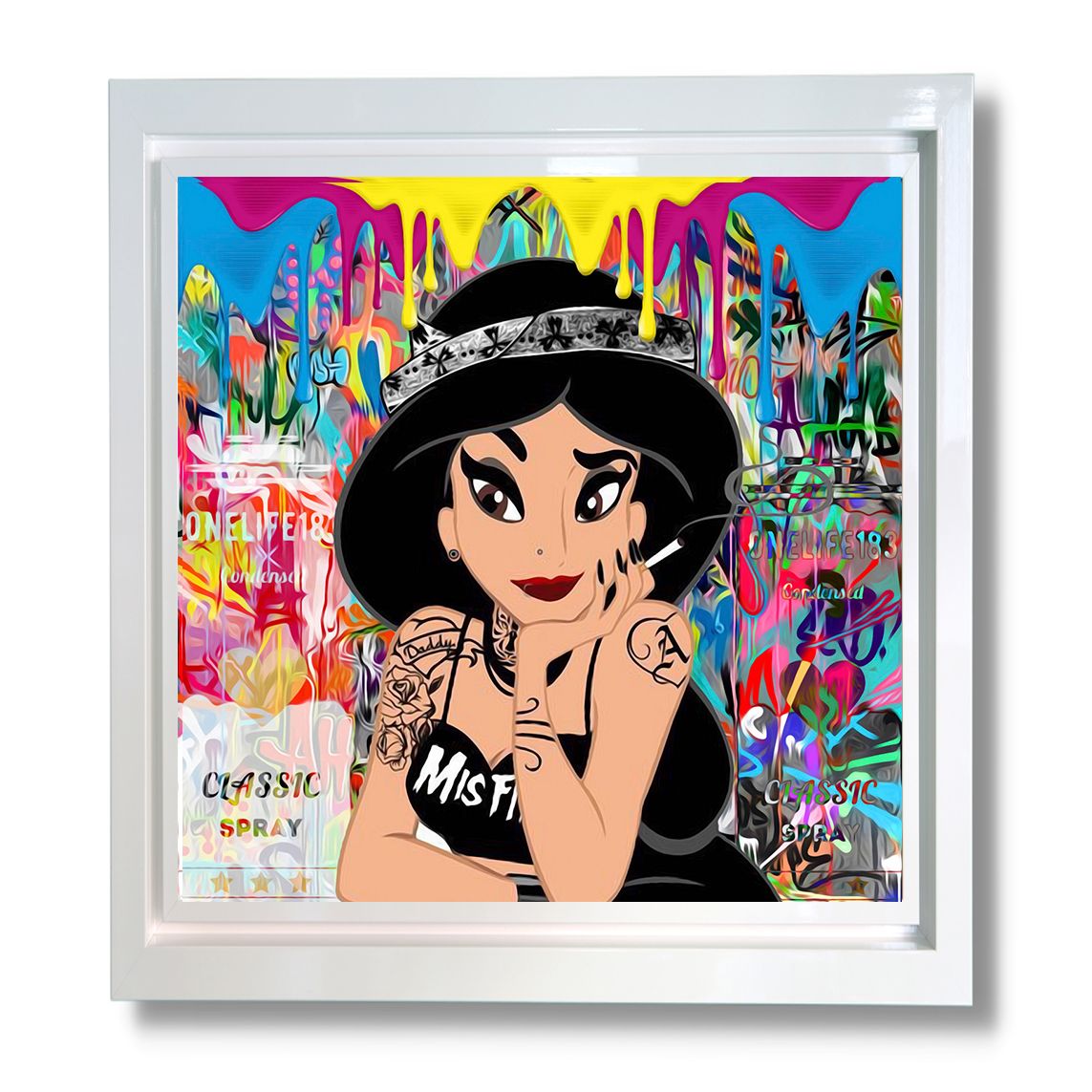 i ain't no prize framed print by artist #onelife183
