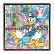 love ducks framed print by artist emily crook
