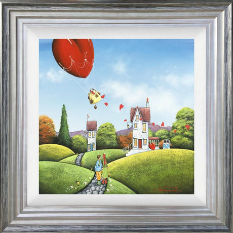 love flies high framed print by artist dale bowen