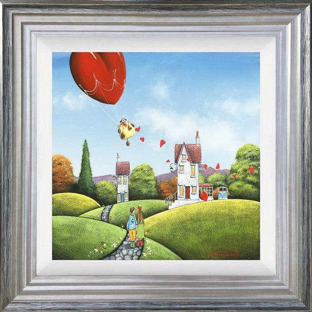 love flies high framed print by artist dale bowen
