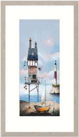 moby dick framed print by artist gary walton