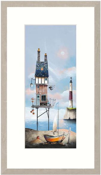 moby dick framed print by artist gary walton
